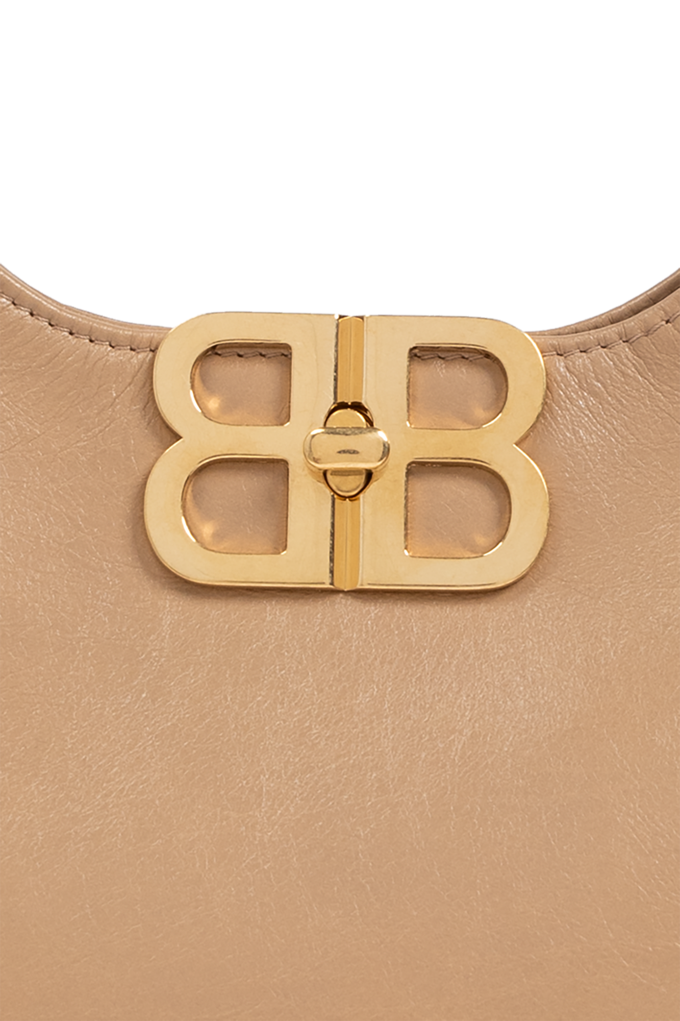 Beige Shoulder bag BB Soft of hobo type Balenciaga - Vitkac